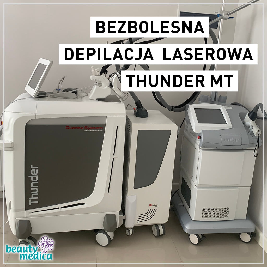 bezbolesna depilacja laserowa Thunder MT